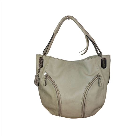 MAXX NY Leather Studded Hobo Bag - Picture 1 of 10